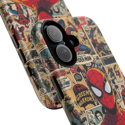 Vintage Comic Spider-Man Phone Case | Tough Case