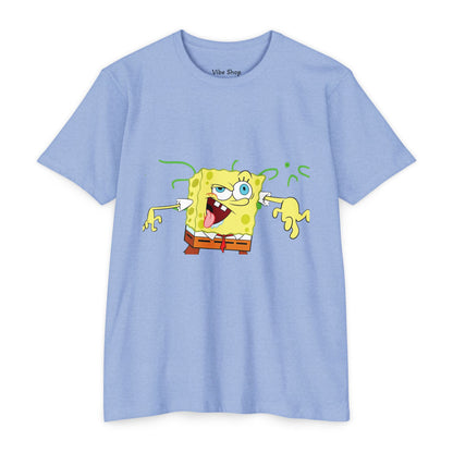 Sponge Cartoon Funny Face T-Shirt