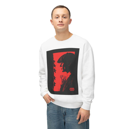 Crewneck Sweatshirt - Retro Red Silhouette Front & "F* Them All" Back
