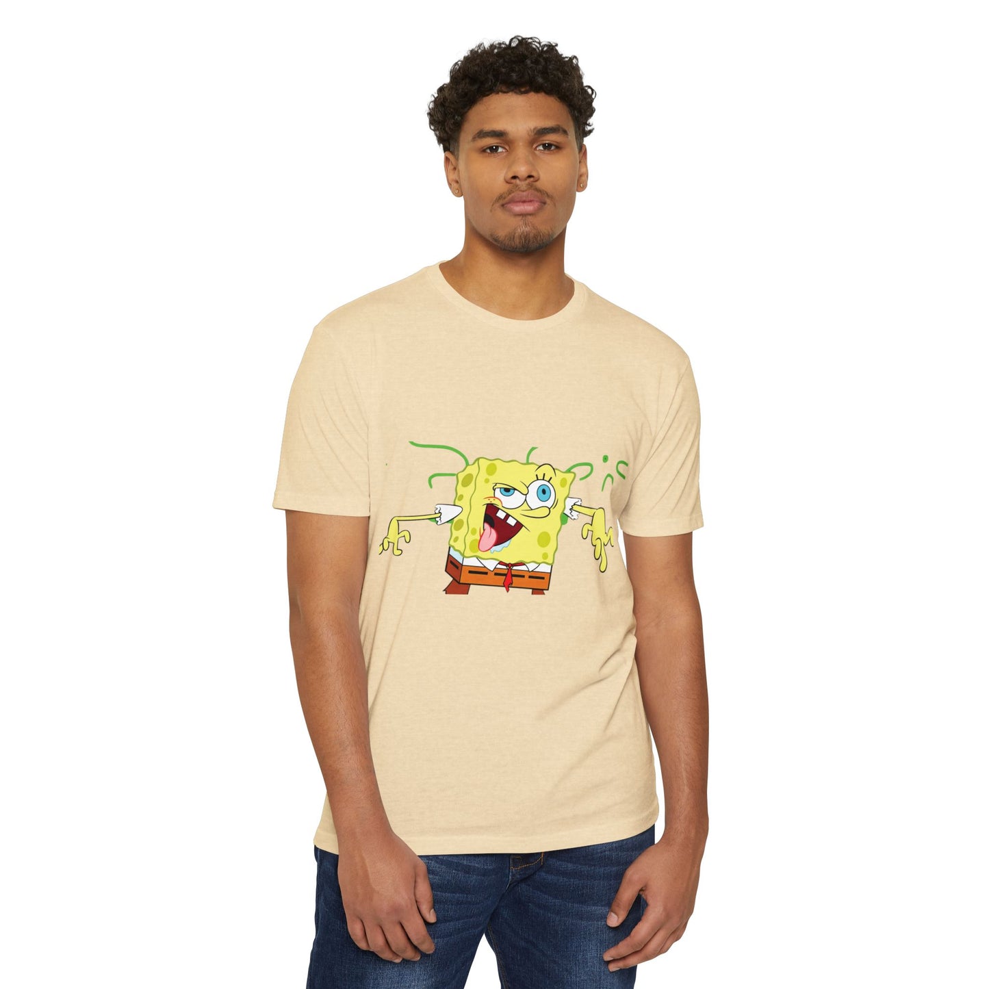 Sponge Cartoon Funny Face T-Shirt